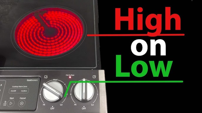 How to repair a Whirlpool flat top stove burner that stays on high 