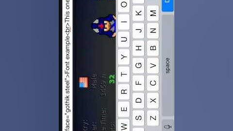 Graal Classic Font Codes Part 1