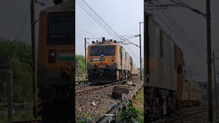 Amrit Bharat GZB WAP5 with Bhagirathi Express track changing moment #shorts #indianrailways #wap5