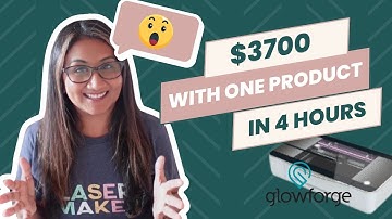Make $3700 with one product using a Glowforge!