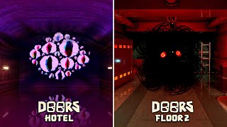 DOORS Hotel VS DOORS Floor 2 - Eyes VS Stare (Roblox Comparison)