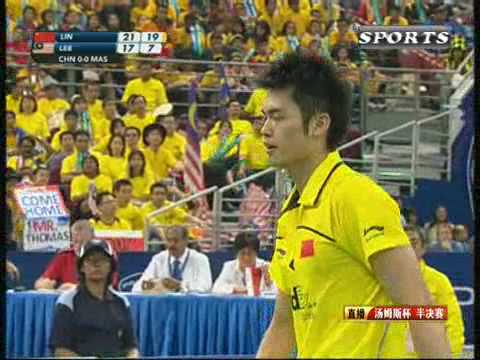 2010 Thomas Cup Semi Final Malaysia vs China MS1 - YouTube