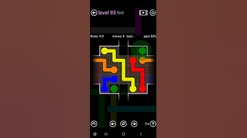 How To Solve Flow Free 4 Warps Sampler Level 93 5x5 Board Medium Walk Through Solution Walkthrough