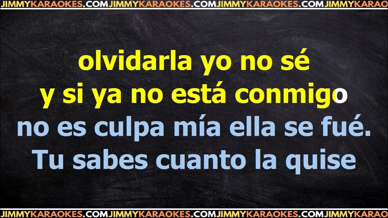 Jose Jose Llora Corazon PISTA KARAOKE YouTube