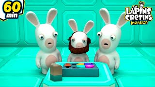 Les Lapins Passent un Test !  Compilation 1H | Les Lapins Crétins Invasion | Nouveaux épisodes HD