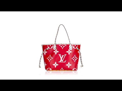 Louis Vuitton Neverfull Monogram Giant MM Red/Pink Lining in