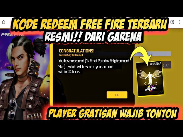 KODE REDEEM FREE FIRE TERBARU 2024 HARI INi || KODE REDEEM FF TERBARU HARI INI 2 JUNI 2024 WORK class=