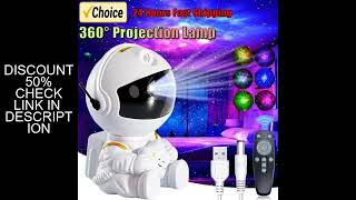 Star Projector Galaxy Night Light Astronaut Space Projector Starry Nebula Ceiling LED Lamp for Bedro