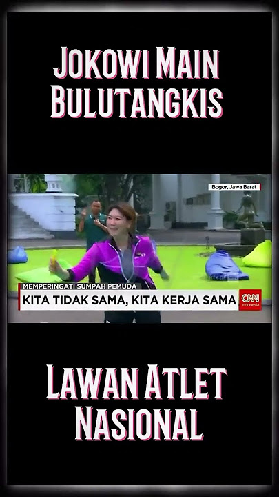 jokowi main bulutangkis #viral #short