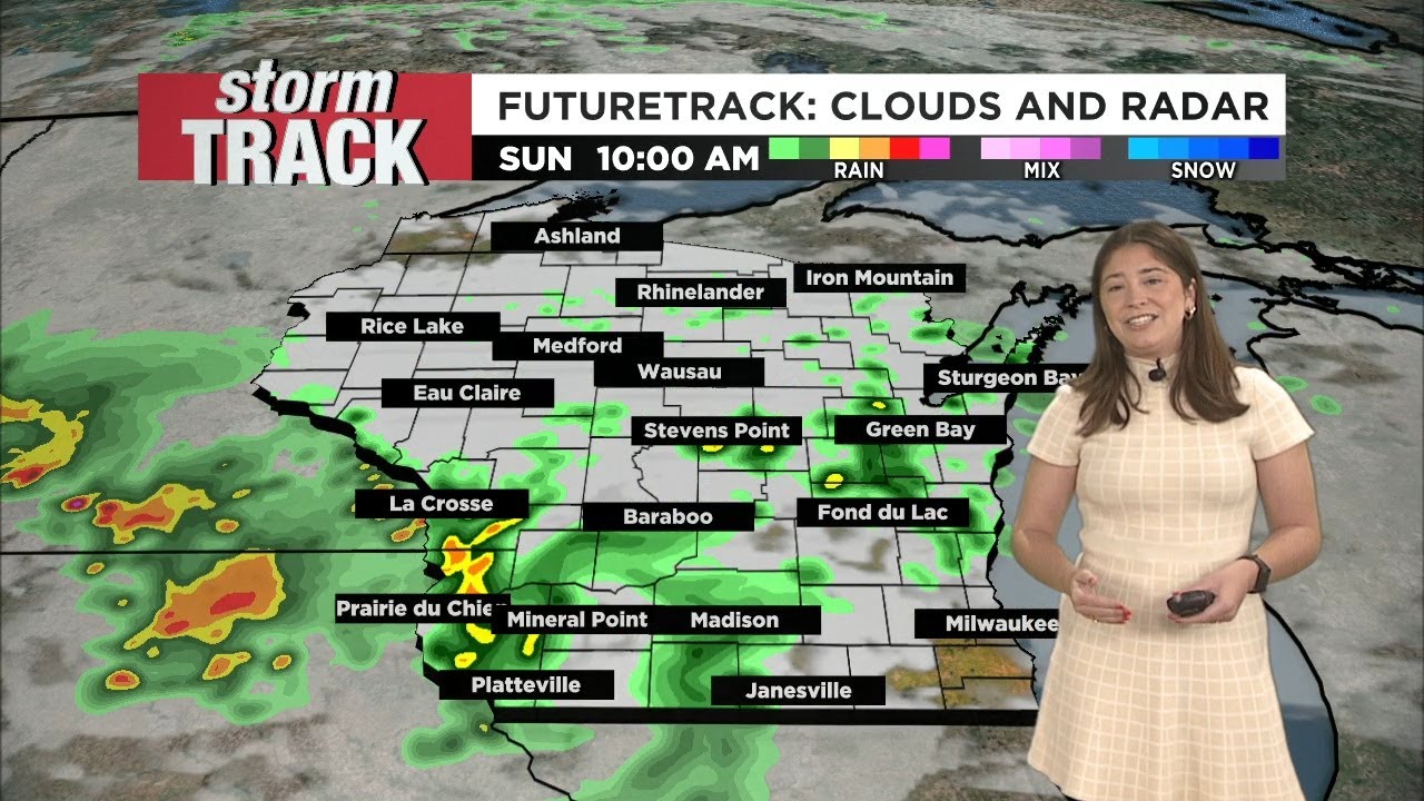 Isolated showers this weekend - YouTube