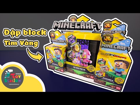Video Đập 4 block và đập luôn cổng địa ngục Minecraft để săn... - youtube