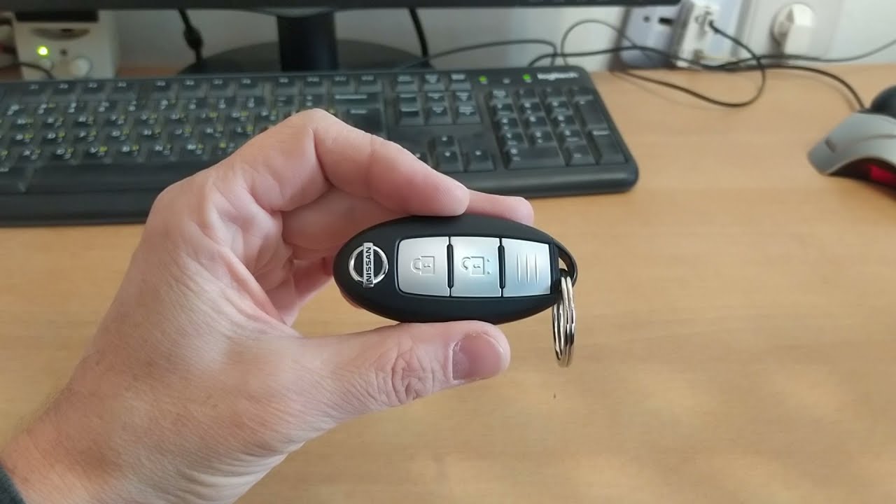 Hvordan bytte batteri på Nissan X-Trail nøkkel. -CARKEY- -BATTERY - YouTube