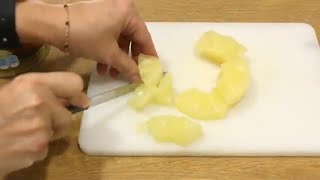 Receta del flan de piña con crema de mi madre. Receta de 10