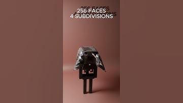 Wither Skeleton vs Cloth simulation🔥 #3dart #minecraft #blender3d