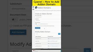 Cpanel - How to add Addon Domain? | @akdigitalsoft screenshot 2