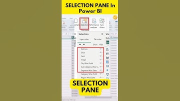 Power BI Tip: Manage Layers with Selection Pane (2025)   #datamindsacademy #powerbitips
