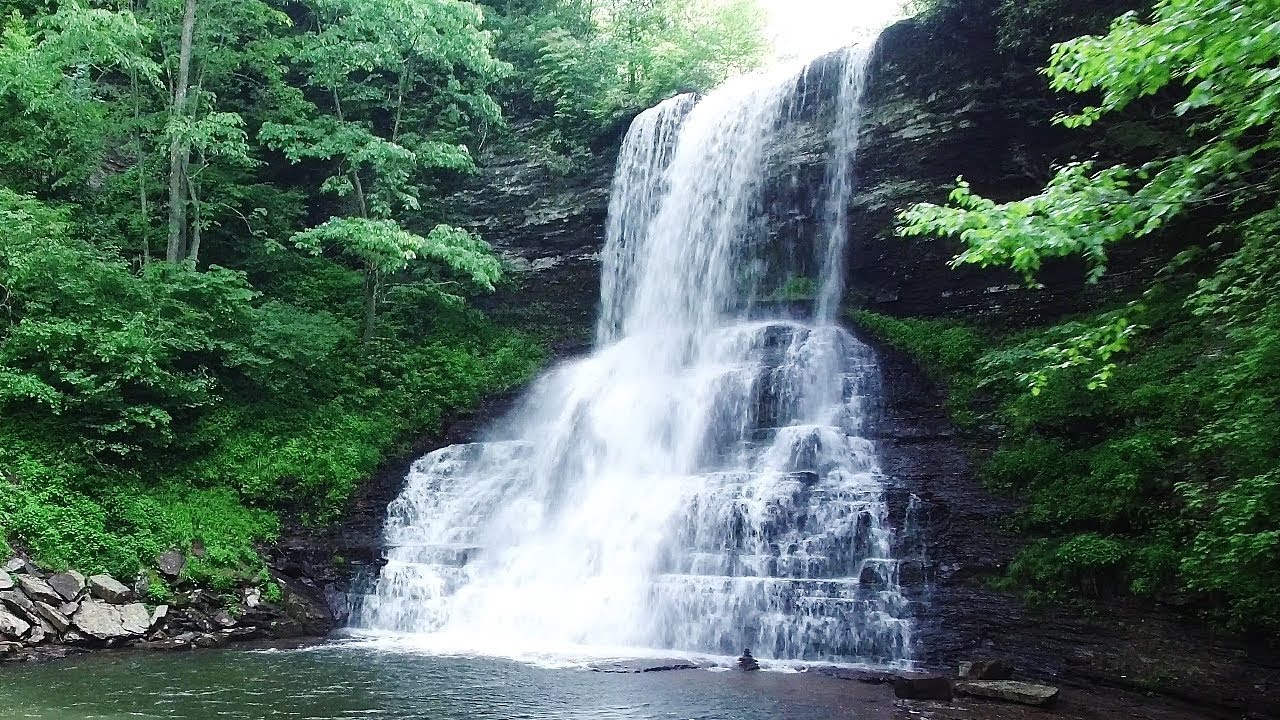 Aerial Tour of Lower & Upper Cascade Falls Pembroke, VA YouTube