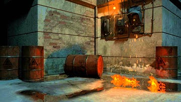 dynamic fire animation using autodesk maya fluids