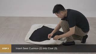 Macy Storage Ottoman Assembly Video | Mopio