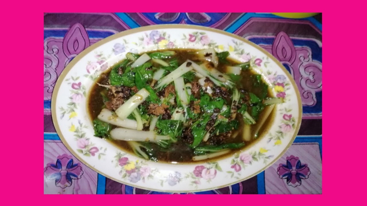 Sawi putih masak dengan ikan taucu MASAKAN KAMPUNG Sawi putih masak dengan ikan taucu MASAKAN KAMPUNG