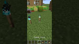 Neue 1.21 Minecraft Kupfer Laterne &amp; Kupfer Fackel bauen! #shorts