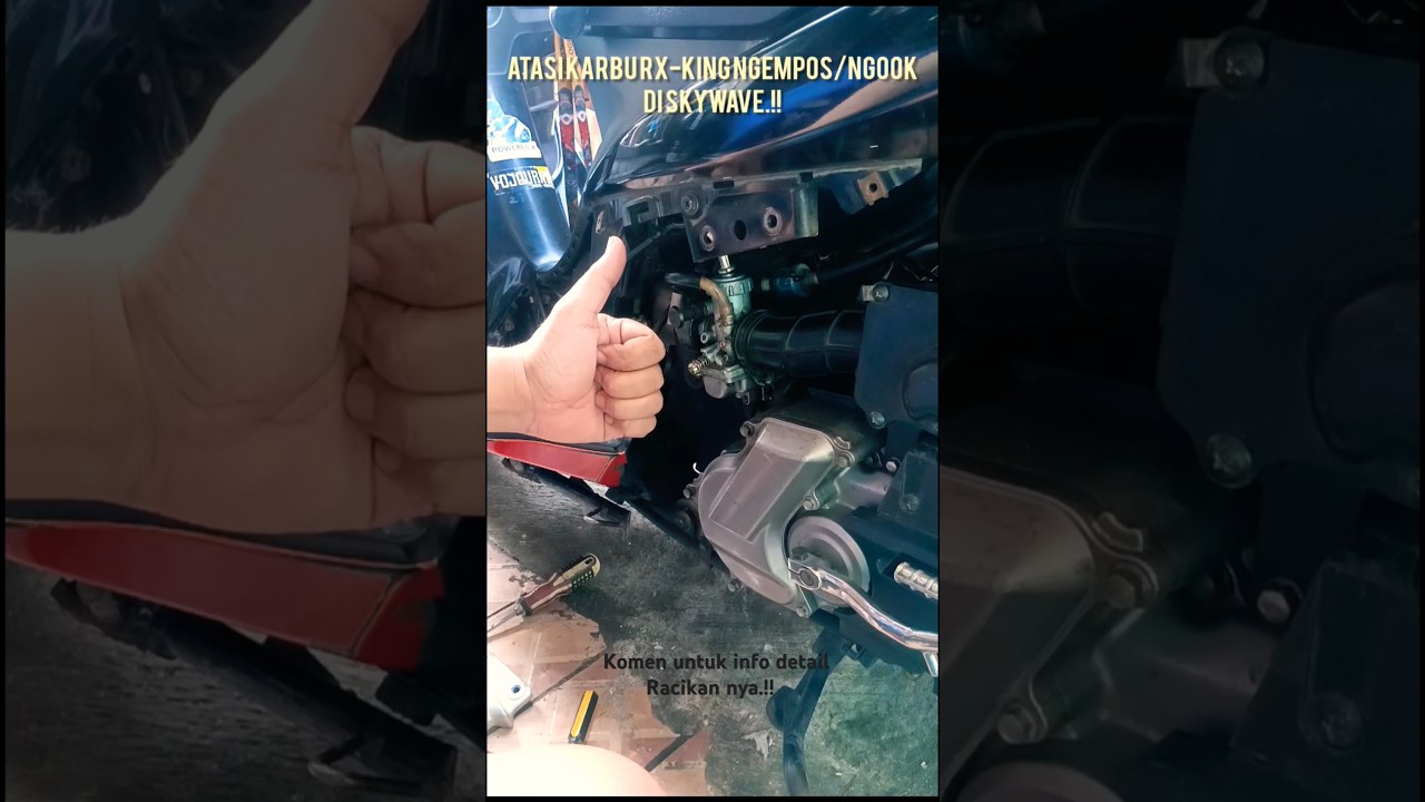 Atasi Karbu Rx-king ngempos di Skywave, 