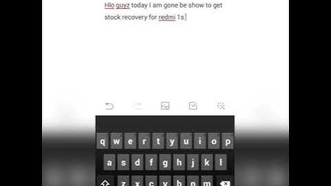 Stock recovery to redmi 1s how to remove twrp and cwm recovery