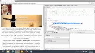 Responsive Web Design - Editing HTML in Chrome