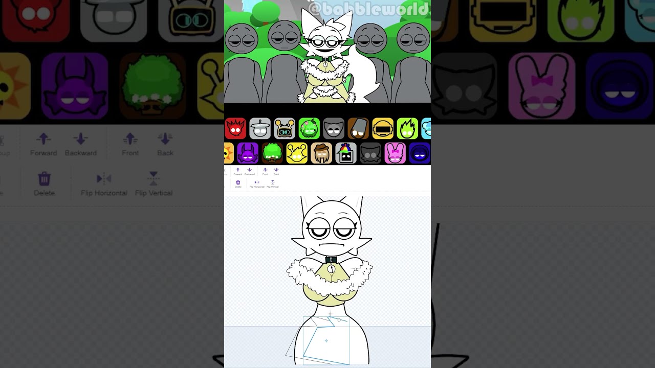 Sprunki Retake NEW Human Sinner Edition WENDA In New SUS Incredibox X Mroona Wyrum