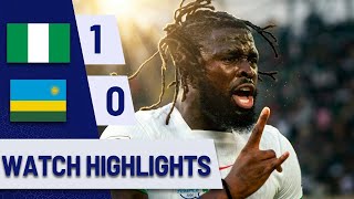 Nigeria vs Rwanda Highlights | CAF 2026 World Cup Qualifiers