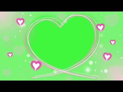 8 awesome in love overlays green screen effects animation HD