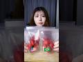 いちごジュース飲み比べ🥤🍓 準備簡単🍓潰して作る「生搾りいちごジュース」が可愛すぎた！ #asmr #mukbang #drink #satisfying #strawberry
