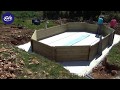 OOGarden - Montage de piscine hors sol octogonale en bois