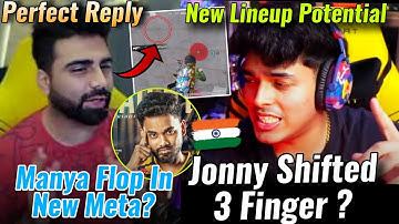 Jonny Shifted 3 Finger Claw😳🔥Godl Aurum Perfect Reply On Manya Flop In New Meta 💛 Lineup Potential 🏆