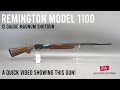 1089 Remington Model 1100 Magnum 12 Gauge Shotgun - A Quick Video in our Photo Booth