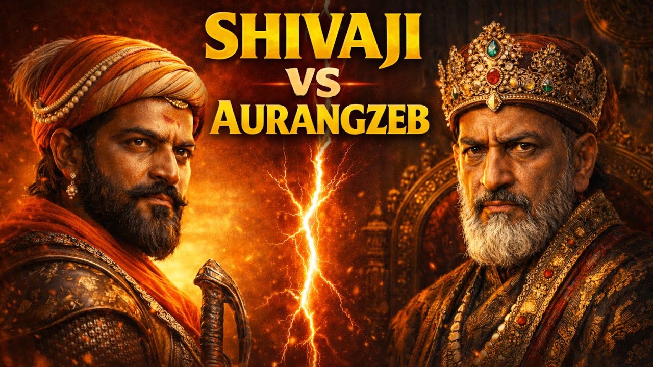 औरंगजेब ने शिवाजी को कैद किया, लेकिन मिठाई की टोकरी से चकमा देकर भाग निकले!  Shivaji Vs Aurangzeb