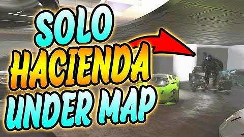 COD: BO4 *EASIEST* UNDER MAP SOLO GLITCH HACIENDA (AFTER 1.24)