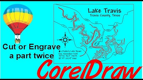 Corel Draw Tips & Tricks Engrave part of your Drawing and Recut Part of a CUT