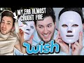 I BOUGHT THE SKETCHIEST WISH BEAUTY PRODUCTS... Wish Haul gets WEIRD!