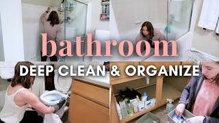 SPRING CLEAN 2021 | Bathroom Deep Clean and Organize