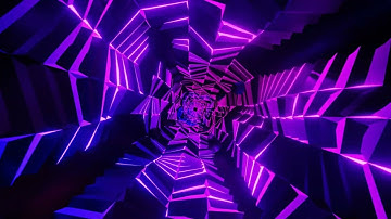 Abstract Background Video 4k VJ LOOP NEON Color Changing Compilation Tunnel Calm Visual ASMR
