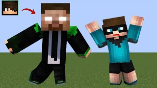 I turned into Herobrine and trolled my brother! - Minecraft