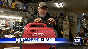How to stay safe around generators