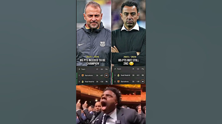 Xavi's last season compared to Hansi Flick's current season.. There are 2 games left this season,