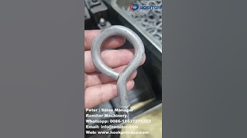 Automatic Eye Hook Thread Rolling Machine