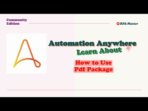 automation anywhere, pdf split concept