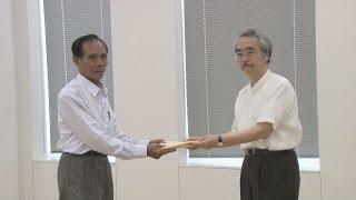 ＪＩＣＡに異議申し立て ＯＤＡめぐりミャンマー人 Evicted Myanmar residents lodge complaint with Japan