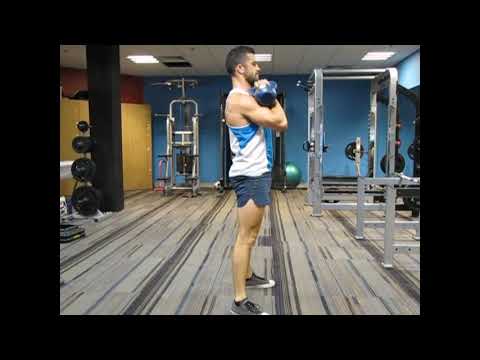 Kettlebell front squat