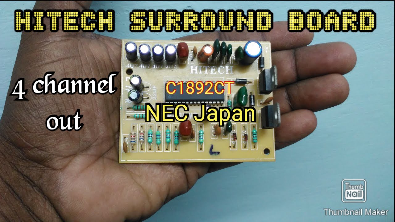 HITECH MINI SURROUND BOARD || C1892CT || பயன்படுத்துவது எப்படி? - YouTube