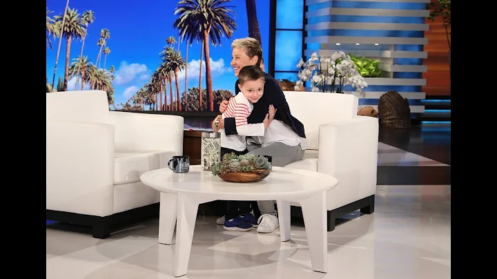 Nate Seltzer Shows Ellen His New License Plate Kno...